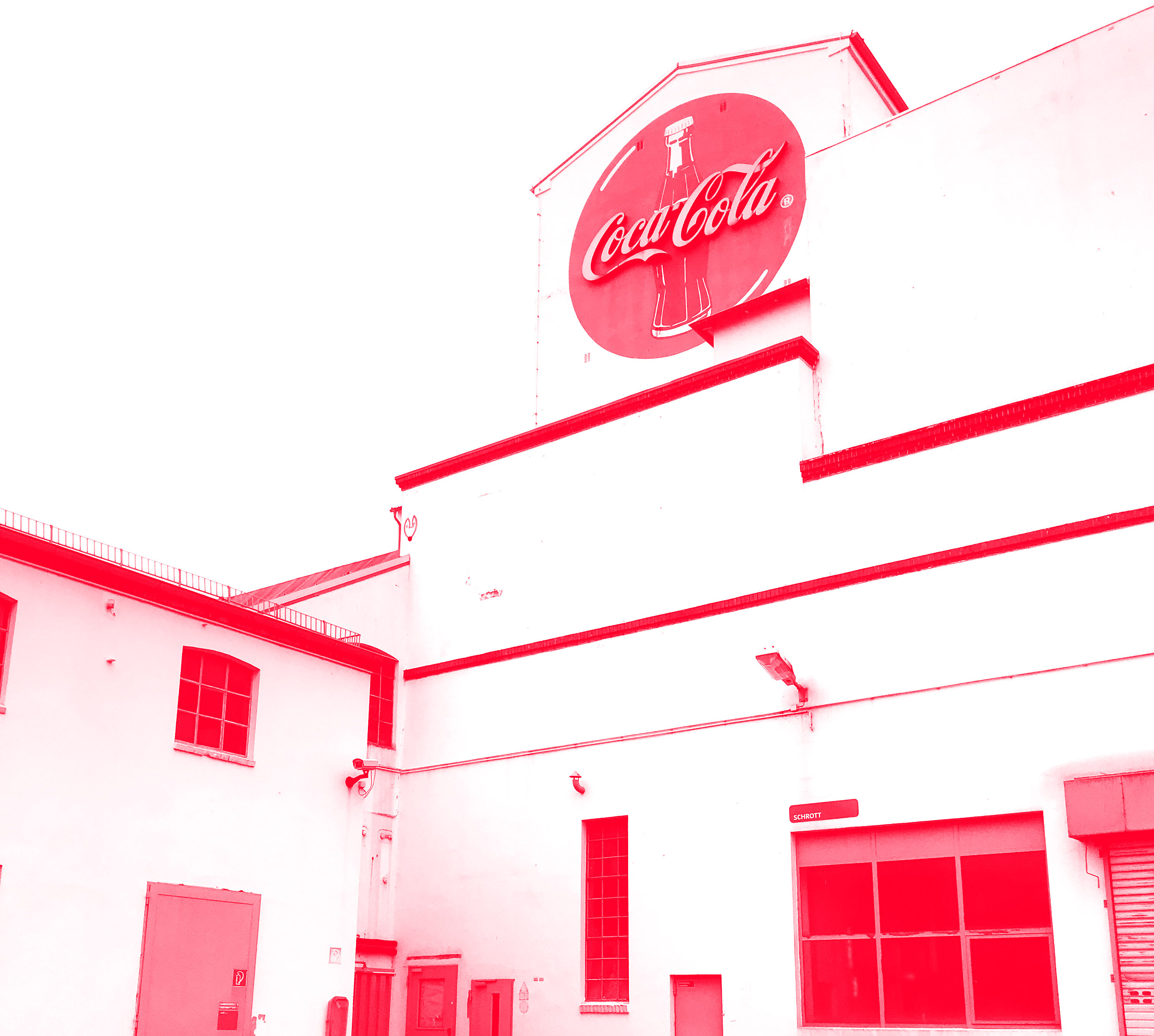 Bild der alten Coca Cola Fabrik
